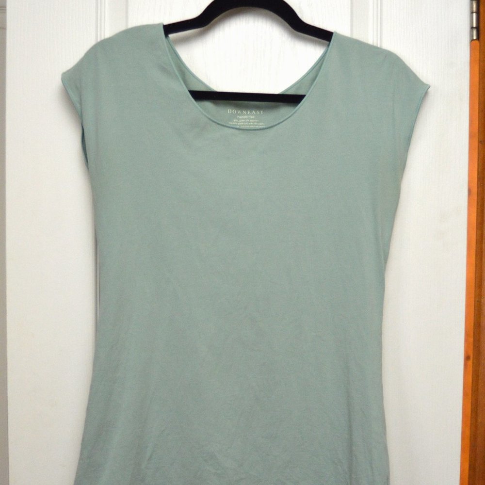 Downeast Wonder Tee, Sage Green, Large